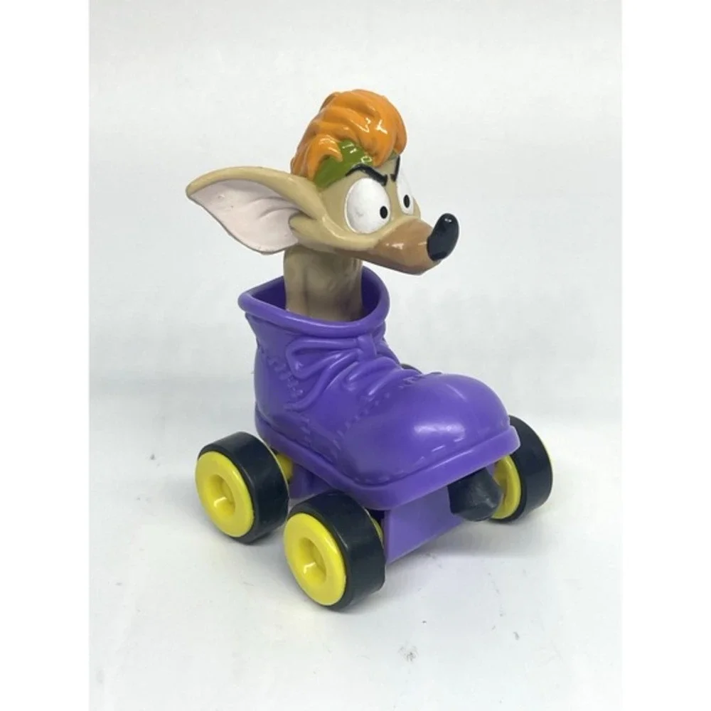 Vintage Disneys Oliver and Company Kids Meal‎ Toys LOT of 4